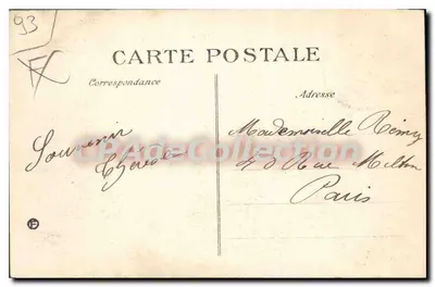 Le Bourget — Últimos vestígios da Guerra de 1870 — Casa perfurada por balas, rua Brasseur — Verso