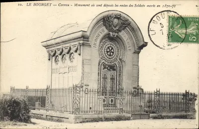 Le Bourget — Cavou — Monumente onde são depositados os restos dos Soldados mortos em 1870-71