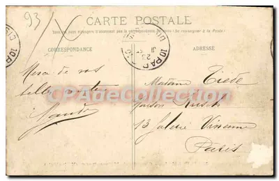 Plateau de MONTFERMEIL — Capela de Maison-Rouge (século XVI) — Coleção A. Moquet, Le Raincy — Verso