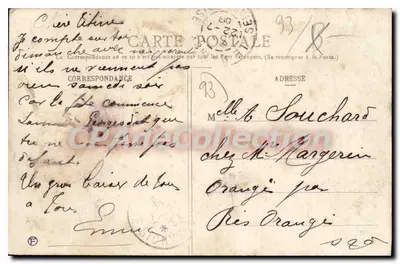 Ponte perto da Vacherie em Raincy — Raincy Histórico — C. Election A. Moquet, Raincy — Verso
