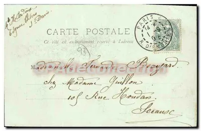 SAINT-DENIS — Panorama — M. Prost, Paris — Verso