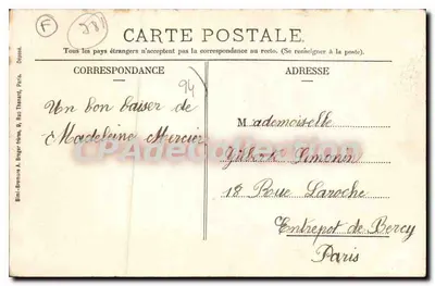 Mandres - La Rivière — Thibault, wydawca - Mandres — Rewers