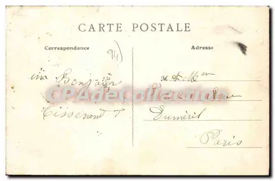 La Varenne-Saint-Hilaire — Wejście na zamku — B. F., PARYŻ — Rewers