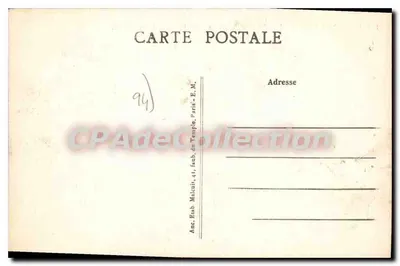 Villeneuve-le-Roi — O Mercado da Rue du Commerce — E.M. n°3122 — Verso