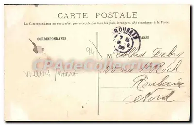 Bois de Gaumont — El Castillo de la Lande — Editor anónimo, n° 2719 — Reverso