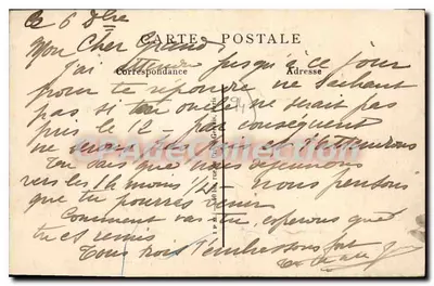 La Varenne — Panorama — Cartão postal n°68 — Verso