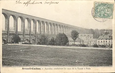 Arcueil-Cachan — Aqueduto conduzindo as águas da Vanne para Paris — Corsaut, Arcueil-Cachan
