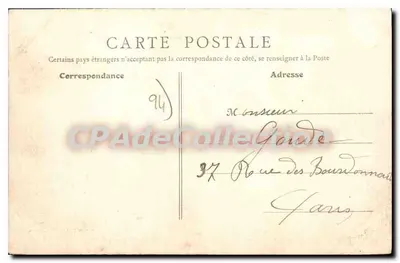 Arcueil-Cachan — Aqueduto conduzindo as águas da Vanne para Paris — Corsaut, Arcueil-Cachan — Verso