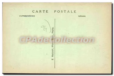 Saint-Mandé — Widok panoramiczny ulicy Tourelle i placu Tourelle — E.M. — n°1304 — Rewers