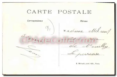 Vincennes — Hospital Militar Bégin — O Jardim diante da Fachada — E.M. — n°420 — Verso
