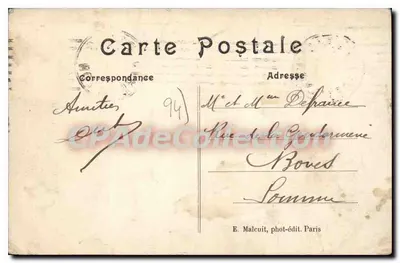 Vincennes — Hoofdingang — E. M. — Achterkant