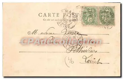St-Mandé — Szpital pan Bégin. Kaplica — Journaux, 37, Rue Faidherbe, Paris — Rewers