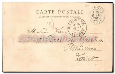 St-Mandé — Szpital Pani Bégin. Frontowa fasada — Wydawca F. Dutreil, Paryż — Rewers