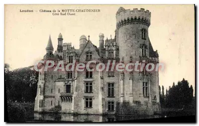 Loudun — Castelo de la MOTTE CHAUDENIER — Lado Sul Oeste