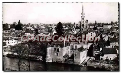 Montmorillon (Vienne) — Vista geral tirada do Terrier — Combière (S.-et-L.)
