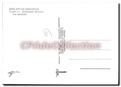 Aubagne — Widok ogólny — Wydawnictwo La Cigogne — Rewers