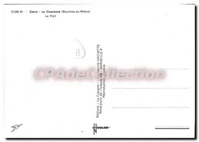 Carro - A Coroa (Bouches-du-Rhône) — O Porto — Edições Hachette — Verso