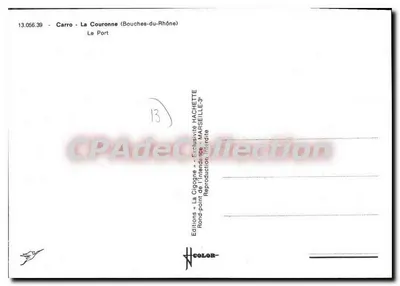 Carro - O Porto — A Cegonha — Edições Hachette — Verso