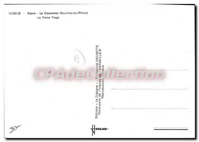 La Cisogne — Mały plażowy — Wydawnictwo Hachette — Rewers