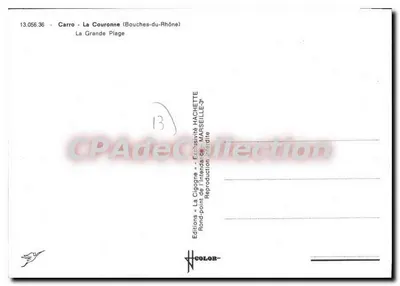 Carro - La Couronne — A Grande Praia — Éditions « La Cigogne » — Verso