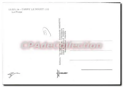 A Cegonha — A Praia — Edições 'La Cigogne' Hachette — Verso