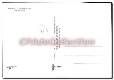 CARRY-LE-ROUET — Widok z powietrza — Wydawnictwo HACHETTE — Rewers