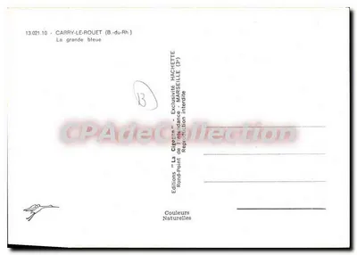 CARRY-LE-ROUET (B.-du-Rh.) — A grande azul — Edições Rond-Point HACHETTE — Verso