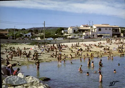 Praia do camping do Sol — Carry-le-Rouet (B.-du-Rh.) — S.A.D. T. GOGNE, Marselha
