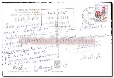 La Calanque de Port-Pin — Cassis-sur-Mer — Wydawca Mexichrome — Rewers