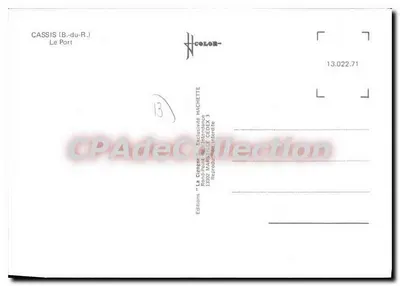 Cassis (B.-du-R.) — O Porto — Éditions Hachette — Verso