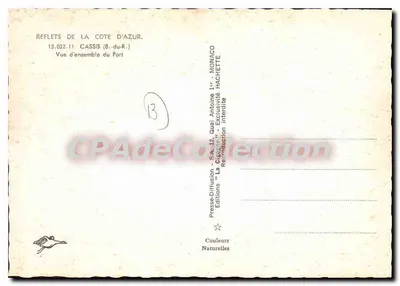 Cassis — Ogólny widok portu — La Cigogne — Rewers