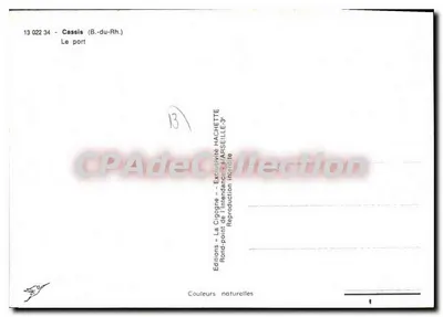 Cassis (B.-du-Rh.) — Port — Cigogne, nr 13 022 34 — Rewers
