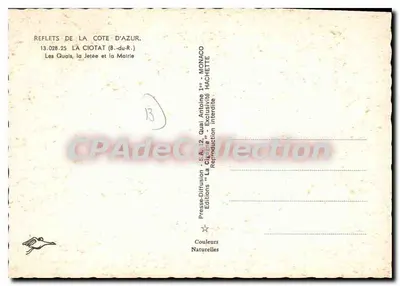 La Ciotat — Quais, Jetée i Mairie — Presses-Diffusion — Rewers