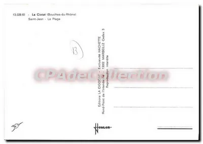 La Cigogne — Saint-Jean-La-Plage — Éditions LA CIGOGNE — Achterkant