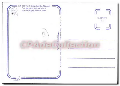 La Ciotat — Suas praias pitorescas — S.A.D. Marseille — Verso