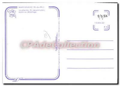 Marignane (B.-du-Rh.) — basen z nurzyciem — wydawca Agences et de Diffusion P. 104 — Rewers