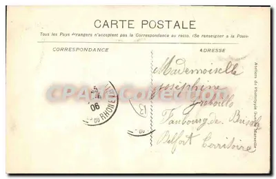 Marseille — Exposição Colonial — Avenues Centrais e Pavilhão Duplessis — Editor: 2513 — Verso