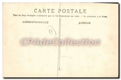 Marselha - Exposição Colonial - O Grande Palácio — H. W. carta oficial n°23 — Verso