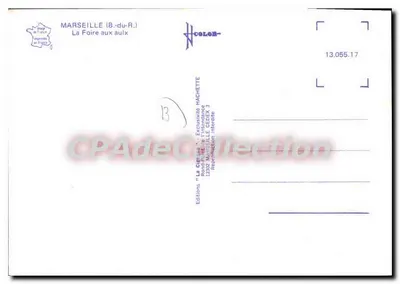 Rynek warzywniowy i owocowy — Marsylia — Wydawnictwo La Cité — Rewers