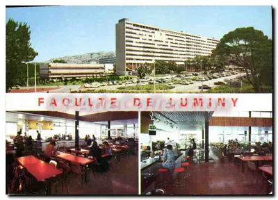 Faculty of Luminy — View of the campus and cafeteria — Editions 'L'Opérate' Hachette
