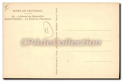 Martigues — Port Ferrières — Wydawnictwo Tardy — Rewers