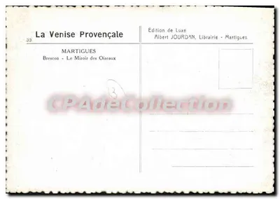 La Venise Provençale — Martigues — Wydanie luksusowe Albert JOURDAN — Rewers