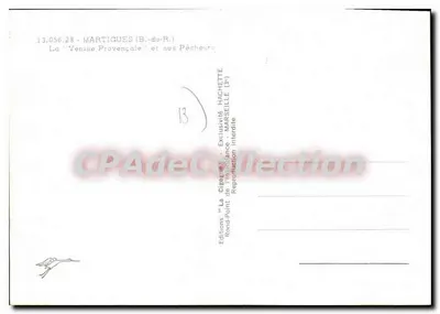 Martigues (B.-du-R.) — 'Wenecja Prowencka' i jej Rybacy — Wydawnictwo Hachette, Marsylia — Rewers