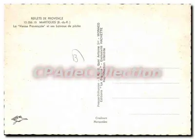 Martigues (B.-du-R.) — "Wenecja Prowenckiej" i jej łodzie rybackie — Wydawnictwo Hachette — Rewers