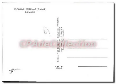 Miramas (Bouches-du-Rhône) — A Prefeitura — Edições IRIS — Verso