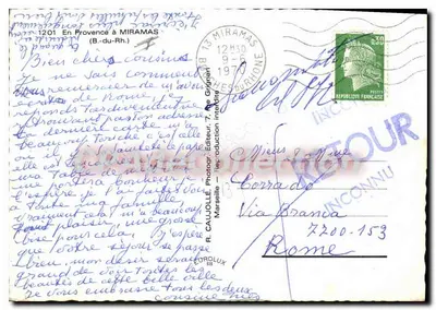 Miramas — Em Provença em Miramas — R. Caujolle, Editor — Verso