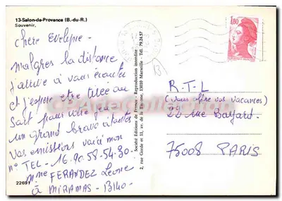 Salon-de-Provence — vista de la ciudad — Éditions de France — Reverso