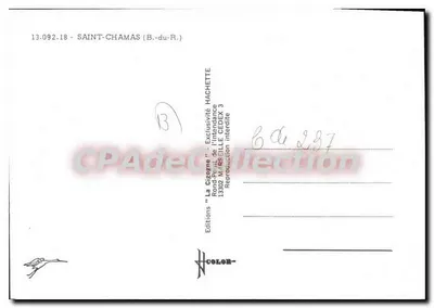 सेंट-चमास - पैनोरमा और बंदरगाह - 'ला सीगों' के एडिशन संख्या 13.092.18 — पीछे