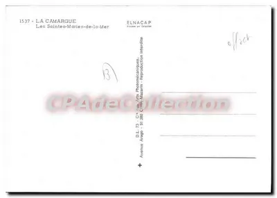 Les Saintes-Maries-de-la-Mer — Cartolina vacanze — editore Elnacap — Verso