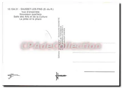 Sausset-les-Pins — Visão geral — Edições 'Le Cigogne' Hachette — Verso